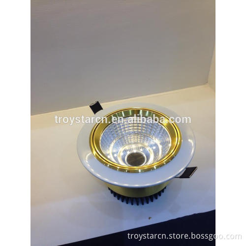professional cob light for hotel and restaraunt recessed led 15w downlight